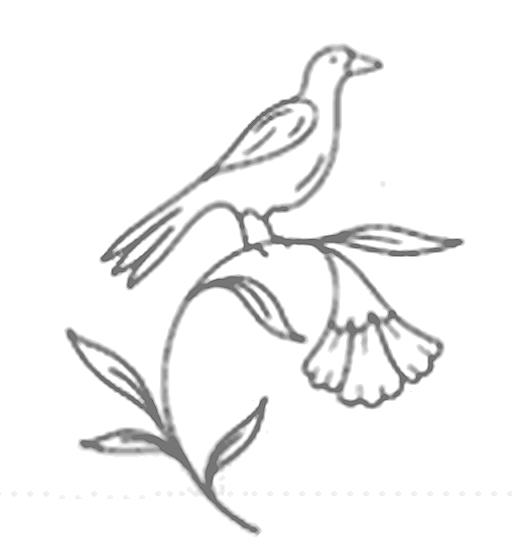 Bird and flower