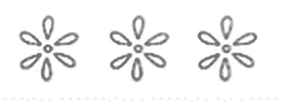 Three flowers