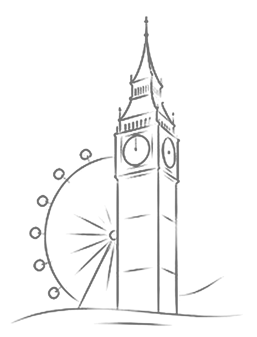 Big Ben and London Eye