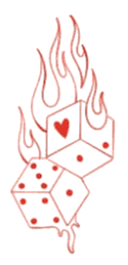 Flaming dice